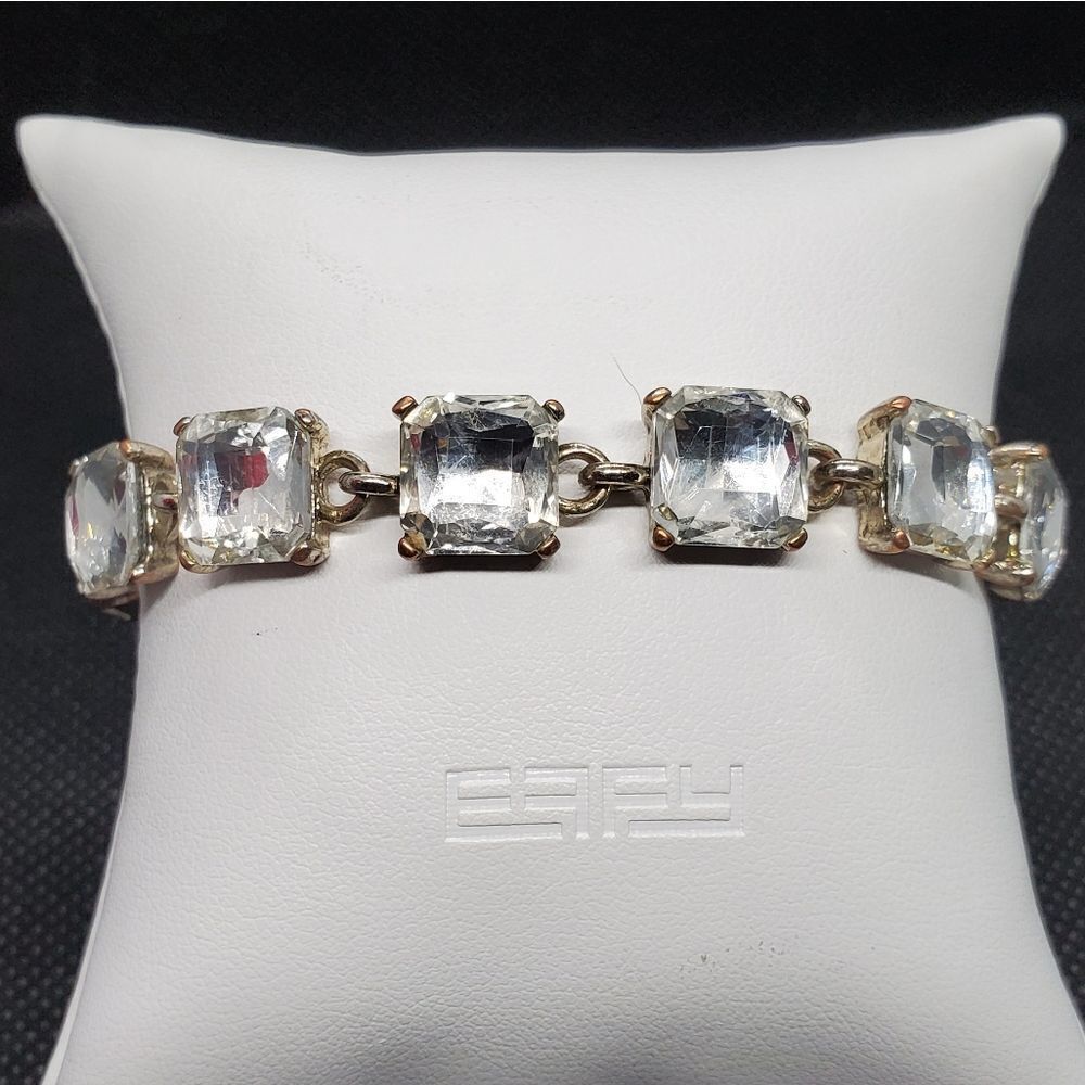 Loft Silver & Clear Rhinestone Bracelet